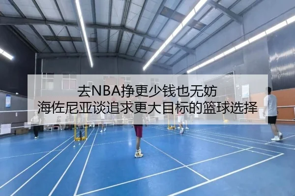 去NBA挣更少钱也无妨 海佐尼亚谈追求更大目标的篮球选择